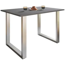 Esstisch Xona Metall, Holzwerkstoff 80/50/76 cm 