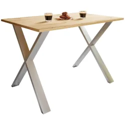 Esstisch Xona Metall, Holzwerkstoff 80/50/76 cm 