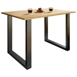 Esstisch Xona Metall, Holzwerkstoff 80/50/76 cm 