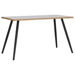Schreibtisch Salia T80 110/80/70 cm Weiss, Honigeiche 