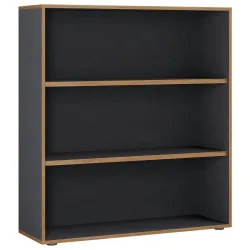 Aktenregal Salia B100 Anthrazit/honigeiche 100/110/33 cm 