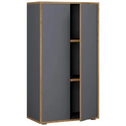 Aktenschrank Salia B60  Anthrazit, Honigeiche 