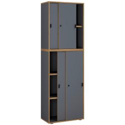 Aktenschrank Salia B60 Anthrazit/honigeiche  Anthrazit, Honigeiche 