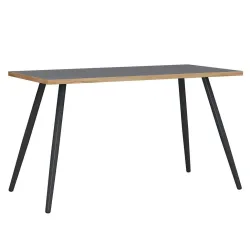 Schreibtisch Salia T80 Anthrazit/honigeiche 138/80/70 cm Anthrazit, Honigeiche 