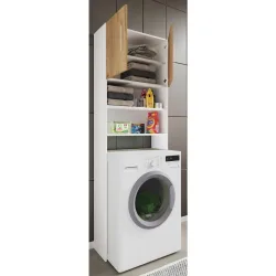 Waschmaschinenschrank Jutas 64/190/25 cm 