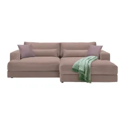 Ecksofa Fabiona Rechts Flieder 