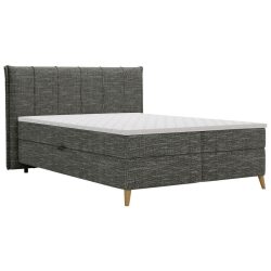 Boxbett Veloria Anthrazit Ca. 140x200cm 140/200 cm Anthrazit 