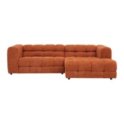 Wohnlandschaft Story Rostfarben Chenille Rostfarben 