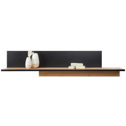 Wandboard In Schwarz/eiche Artisan 154/35,4/21,9 cm 