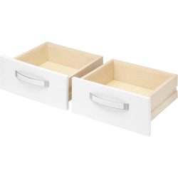 Schubkasteneinsatz In Weiss Hochglanz 2er Set 