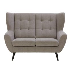 2-sitzer-sofa Helsinki In Grau/dunkelgrau Flachgewebe Grau, Dunkelgrau 