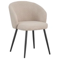 Stuhl Nala Beige  Webstoff 