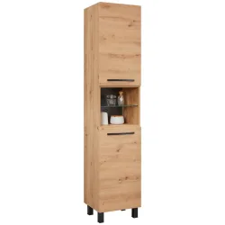 Hochschrank In Eiche Artisan 40/180/190/35 cm 