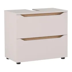 Waschbeckenunterschrank Mallorca Kaschmir/eiche 70/60/40 cm 