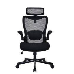 Drehstuhl Tessa Schwarz Ca. 62x110-120x62,5cm Netzbespannung, Webstoff Schwarz 