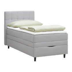 Boxspringbett Miami In Grau Ca. 100x200cm 100/200 cm Grau 