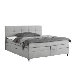 Boxspringbett Miami In Grau Ca. 180x200cm 180/200 cm Grau 