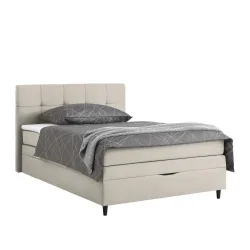 Boxspringbett Miami In Taupe Ca. 120x200cm 120/200 cm Taupe 