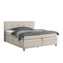 Boxspringbett Miami In Taupe Ca. 180x200cm 180/200 cm Taupe 