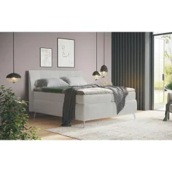 Boxspringbett Emily Creme Ca. 160x200cm 160/200 cm Creme 