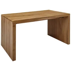 Schreibtisch Akazie 140/80/76 cm Akaziefarben 