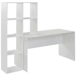 Jugendschreibtisch Wl6.391 170/59/143,5 cm Weiss 