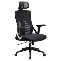 Drehstuhl Schwarz Schwarz Ca. 65x123x65cm Schwarz 