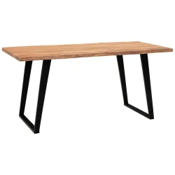 Schreibtisch Wl7.277 140/80/76 cm Akaziefarben 