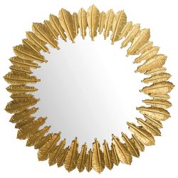 Wandspiegel Wl7.121 68/68/3 cm , Goldfarben 
