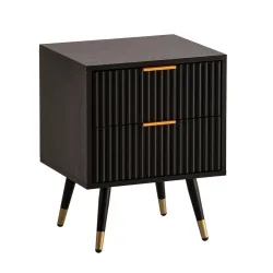 Nachttisch Wl6.881 43,5/56/39 cm Schwarz 