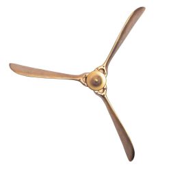 Wanddeko Deko Propeller Gold 