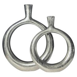 Dekovase Dekovase 2er Set Silber 