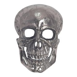 Wanddeko Wanddeko Schädel Silber 