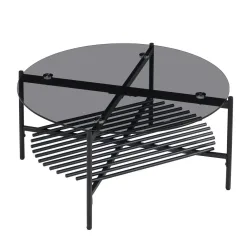 Couchtisch Wl7.320 Glas 80/80/40 cm 