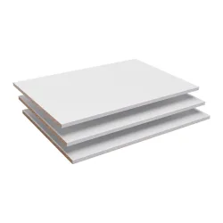 Einlegebodenset Weiss Ca. 76,2x1,6x50,1cm 