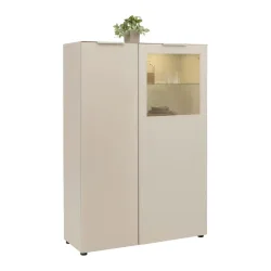 Vitrine Siena Kaschmir 105/151/40 cm , 