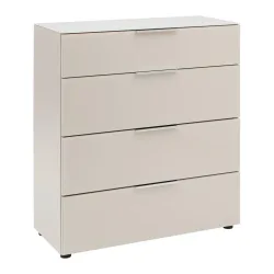 Kommode Siena Kaschmir , 90/99/40 cm , 4 Schublade(n) 