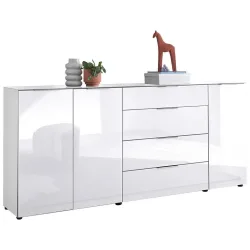 Sideboard Siena Weiss  226/99/40 cm 4 Schublade(n) 
