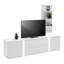 Tv-element Delio Weiss Weiss 190/150/42 cm 