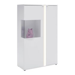 Highboard Delio Weiss  90/145/38 cm 