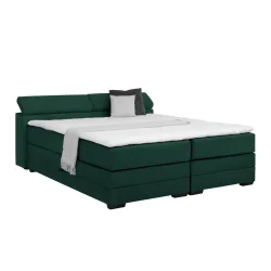 Boxspringbett Sevilla Dunkelgrün Ca. 160x200cm 160/200 cm Dunkelgrün 
