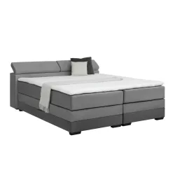 Boxspringbett Sevilla Grau Ca. 140x200cm 140/200 cm Grau 