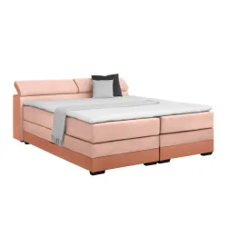 Boxspringbett Sevilla Koralle Ca. 140x200cm 140/200 cm Koralle 