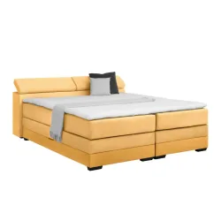 Boxspringbett Sevilla Senfgelb Ca. 160x200cm 160/200 cm Senfgelb 