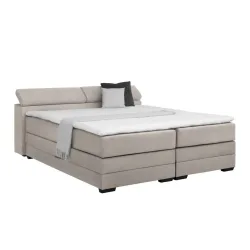 Boxspringbett Sevilla Graubraun Ca. 160x200cm 160/200 cm Graubraun 
