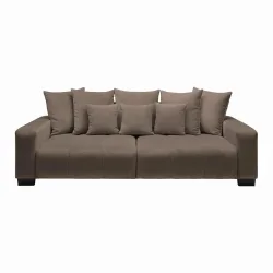 Bigsofa Matteo Braun Holz Graubraun 