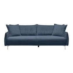 Bigsofa Kiss Dunkelblau Holz Dunkelblau 
