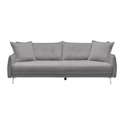 Bigsofa Kiss Hellgrau Holz Grau 