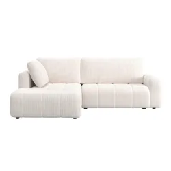Wohnlandschaft Gia Weiss Cord Cord Weiss 