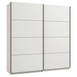 Schwebetürenschrank Gard 200 In Weiss 195/217/61 cm Weiss 